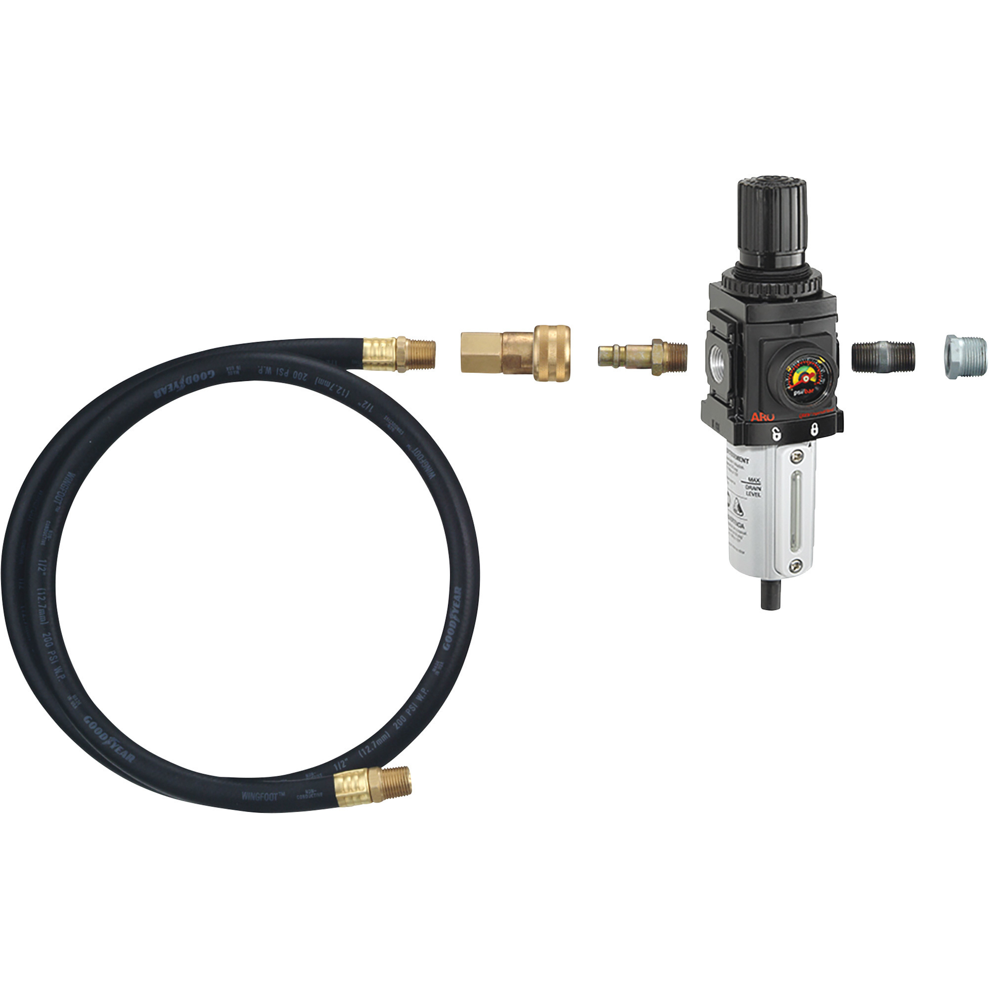 ARO Air Line Connection Kit, 0-150 PSI, Model# 66073-1